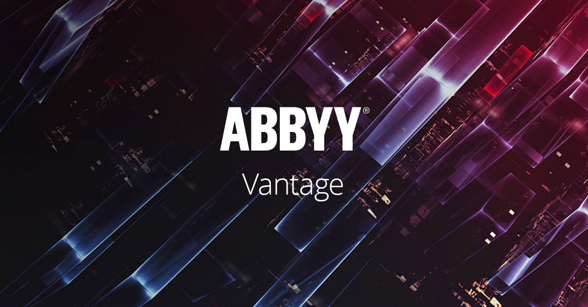 Abbyy vantage что это