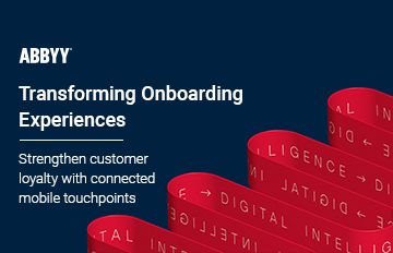 Transforming customer onboarding experiences